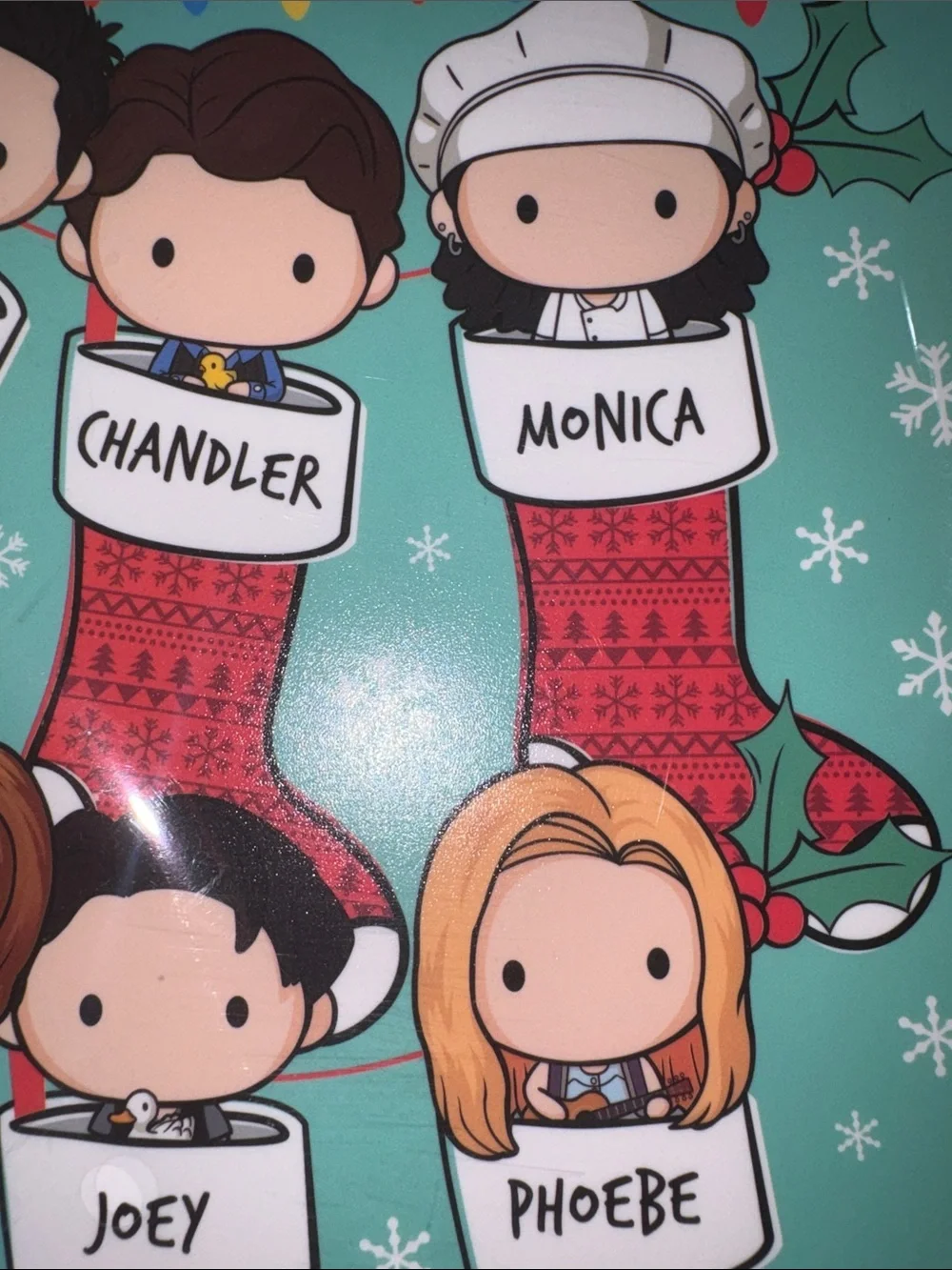 FRIENDS Spiral Notebook w/ Friends in Stockings